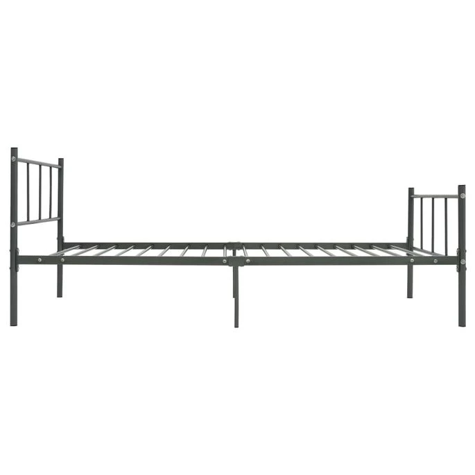 Cadre De Lit Gris Métal 90 X 200 Cm 3 6 Cadre De Lit Gris Métal 90 X 200 Cm 3 – Image 4