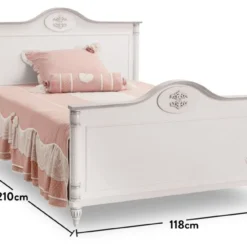 Lit Enfant Romantique 100X200 -Repose Lit Soldes Boutique chalit simple lit romantique 100x200 8681875091656 1519109