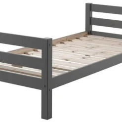 Chambre Enfant 3 Pièces Lit Mezzanine Lit Simple Et Commode 2 Portes Pin Massif Gris Pino 90/140x200 Cm -Repose Lit Soldes Boutique chambre enfant 3 pieces lit mezzanine lit simple et commode 2 portes pin massif gris pino 90 140x200 cm 5420070235242 719622