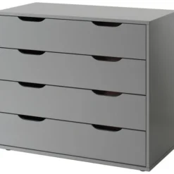 Chambre Enfant 3 Pièces Lit Mezzanine Lit Simple Et Commode 4 Tiroirs Pin Massif Gris Pino 90x200 Cm -Repose Lit Soldes Boutique chambre enfant 3 pieces lit mezzanine lit simple et commode 4 tiroirs pin massif gris pino 90x200 cm 5420070235211 719604