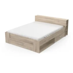 Demeyere - Lit Adulte 140 X 190 Cm - Chene Kronberg - Oxygene -Repose Lit Soldes Boutique demeyere lit adulte 140 x 190 cm chene kronberg oxygene 3397701262286 945424