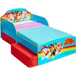 LA PAT' PATROUILLE Lit Pour Enfants Avec Espace De Rangement Sous Le Lit -Repose Lit Soldes Boutique la pat patrouille lit pour enfants avec espace de rangement sous le lit 0630996908594 1352577
