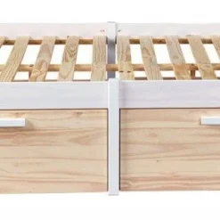 Lit 2 Tiroirs Pin Massif Blanc Et Clair Pipou 12 Lit 2 Tiroirs Pin Massif Blanc Et Clair Pipou -Repose Lit Soldes Boutique lit 2 tiroirs pin massif blanc et clair pipou 4010340033459 335967