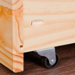 Lit 3 Tiroirs 2 Niches Pin Massif Clair Mura 90x200 Cm -Repose Lit Soldes Boutique lit 3 tiroirs 2 niches pin massif clair farum 4010340346207 402402