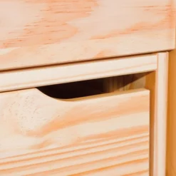 Lit 3 Tiroirs 2 Niches Pin Massif Clair Mura 90x200 Cm -Repose Lit Soldes Boutique lit 3 tiroirs 2 niches pin massif clair farum 4010340346207 402403