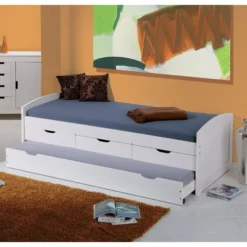 Lit Banquette 4 Tiroirs Pin Massif Blanc Zara 90x200 Cm 19 Lit Banquette 4 Tiroirs Pin Massif Blanc Zara 90x200 Cm -Repose Lit Soldes Boutique lit banquette 4 tiroirs pin massif blanc ulli 4010340209243 402488