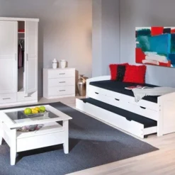 Lit Banquette 4 Tiroirs Pin Massif Blanc Zara 90x200 Cm 21 Lit Banquette 4 Tiroirs Pin Massif Blanc Zara 90x200 Cm -Repose Lit Soldes Boutique lit banquette 4 tiroirs pin massif blanc ulli 4010340209243 577367