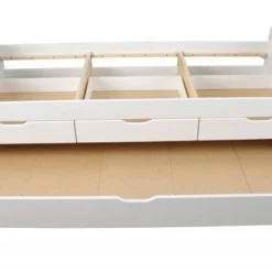Lit Banquette Gigogne Pin Massif Vernis Blanc Eureka 90x200 Cm -Repose Lit Soldes Boutique lit banquette gigogne pin massif vernis blanc eureka 90x200 cm 4010340902106 577426