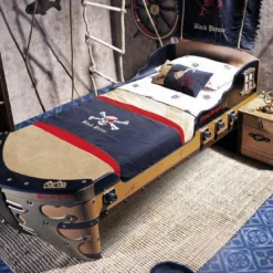 Lit Bateau Enfant Pirate Bois Clair 90x190 Cm -Repose Lit Soldes Boutique lit bateau enfant pirate bois clair 90x190 cm 8681875093292 1519027