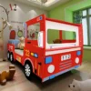 Lit Camion De Pompier Pour Enfants 200 X 90 Cm Rouge -Repose Lit Soldes Boutique lit camion de pompier pour enfants 200 x 90 cm rouge 8718475533283 605982