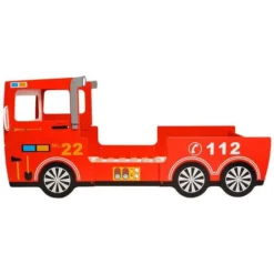 Lit Camion De Pompier Pour Enfants 200 X 90 Cm Rouge -Repose Lit Soldes Boutique lit camion de pompier pour enfants 200 x 90 cm rouge 8718475533283 605985
