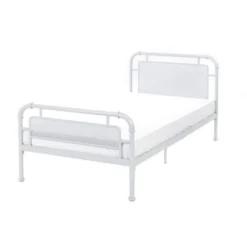 Lit Enfant 90 X 190 Cm En Métal - Gris Clair - Sommier Inlcus - JULY -Repose Lit Soldes Boutique lit enfant 90 x 190 cm en metal gris clair sommier inlcus july 3612400210803 535781