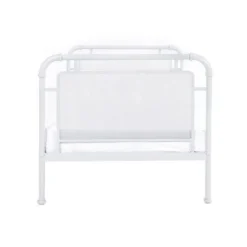 Lit Enfant 90 X 190 Cm En Métal - Gris Clair - Sommier Inlcus - JULY -Repose Lit Soldes Boutique lit enfant 90 x 190 cm en metal gris clair sommier inlcus july 3612400210803 535783