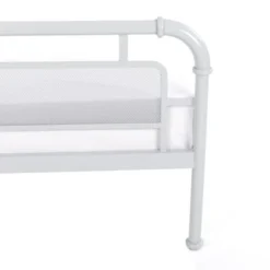 Lit Enfant 90 X 190 Cm En Métal - Gris Clair - Sommier Inlcus - JULY -Repose Lit Soldes Boutique lit enfant 90 x 190 cm en metal gris clair sommier inlcus july 3612400210803 535785