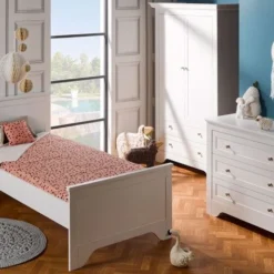 Lit Enfant 90x190 Cm Bois Blanc Occitane -Repose Lit Soldes Boutique lit enfant 90x190 cm bois blanc occitane 3700429615331 654841