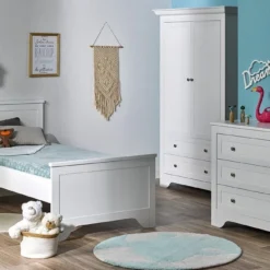 Lit Enfant 90x190 Cm Bois Blanc Occitane -Repose Lit Soldes Boutique lit enfant 90x190 cm bois blanc occitane 3700429615331 654842