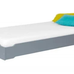 Lit Enfant 90x190 Cm Pin Massif Gris Lokka -Repose Lit Soldes Boutique lit enfant 90x190 cm pin massif gris lokka 3700429624227 654101