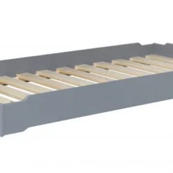 Lit Enfant 90x190 Cm Pin Massif Gris Lokka -Repose Lit Soldes Boutique lit enfant 90x190 cm pin massif gris lokka 3700429624227 654102