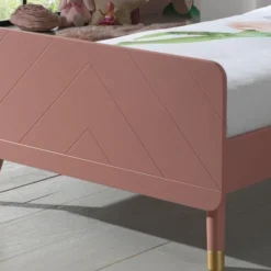 Lit Enfant 90x200 Cm Avec Sommier Bois Terre Rose Satiné Funy 8 Lit Enfant 90x200 Cm Avec Sommier Bois Terre Rose Satiné Funy -Repose Lit Soldes Boutique lit enfant 90x200 cm avec sommier bois terre rose satine funy 5420070232449 692235
