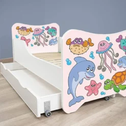 Lit Enfant à Tiroir Et Matelas 70x140 Cm Ocean -Repose Lit Soldes Boutique lit enfant a tiroir et matelas 70x140 cm ocean 5902533410323 569604