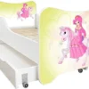 Lit Enfant à Tiroir Et Matelas 70x140 Cm Pony Poney
