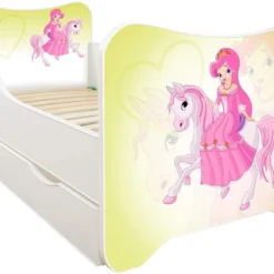 Lit Enfant à Tiroir Et Matelas 70x140 Cm Pony Poney -Repose Lit Soldes Boutique lit enfant a tiroir et matelas 70x140 cm pony poney 5902533410163 569785