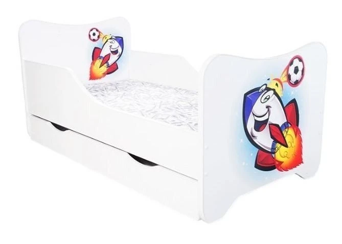 Lit Enfant à Tiroir Fusée 80x160 4 Lit Enfant à Tiroir Fusée 80x160 – Image 2