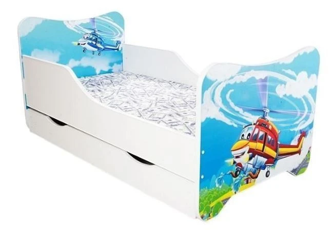 Lit Enfant à Tiroir Hélicoptère 80x160 4 Lit Enfant à Tiroir Hélicoptère 80x160 – Image 2