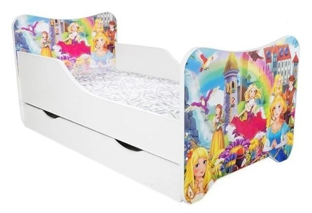 Lit Enfant à Tiroir Princesse 80x160 4 Lit Enfant à Tiroir Princesse 80x160 – Image 2