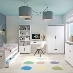 Lit Enfant Avec Barrière De Sécurité Amovible Blanc Et Rose Moly -Repose Lit Soldes Boutique lit enfant avec barriere de securite amovible blanc et rose moly 3666722174589 1223618