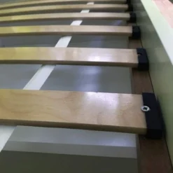 Lit Enfant Avec Barrière De Sécurité Amovible Blanc Et Vert Moly -Repose Lit Soldes Boutique lit enfant avec barriere de securite amovible blanc et vert moly 3666722174466 1223633