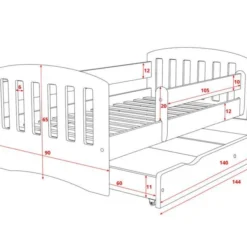 Lit Enfant Avec Barrière De Sécurité Amovible Bleu Klaky 13 Lit Enfant Avec Barrière De Sécurité Amovible Bleu Klaky -Repose Lit Soldes Boutique lit enfant avec barriere de securite amovible rose klaky 3666722173940 1223777
