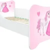 Lit Enfant Avec Matelas Princesse Et Cheval 70x140 Cm