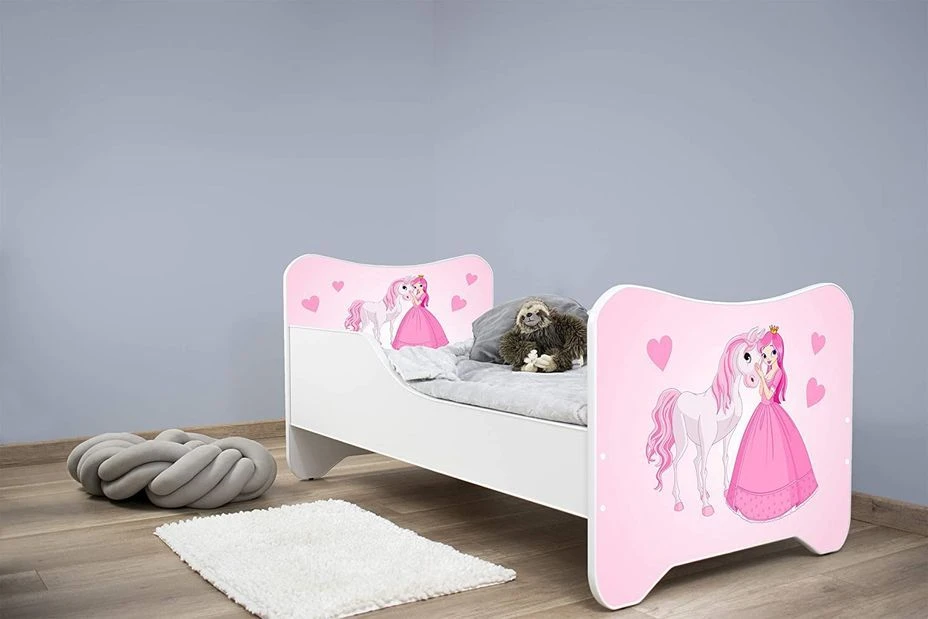 Lit Enfant Avec Matelas Princesse Et Cheval 70x140 Cm 7 Lit Enfant Avec Matelas Princesse Et Cheval 70x140 Cm – Image 5