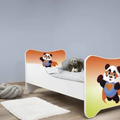 Lit Enfant Avec Sommier Et Matelas Super Panda 70x140 Cm -Repose Lit Soldes Boutique lit enfant avec matelas super panda 70x140 cm 5902533410712 569413