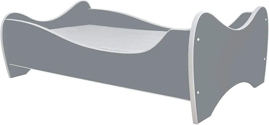 Lit Enfant Avec Matelas Uni Gris 70x140 Cm 3 Lit Enfant Avec Matelas Uni Gris 70x140 Cm