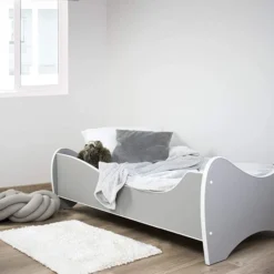 Lit Enfant Avec Matelas Uni Gris Pastel 70x140 Cm 11 Lit Enfant Avec Matelas Uni Gris Pastel 70x140 Cm -Repose Lit Soldes Boutique lit enfant avec matelas uni gris pastel 70x140 cm 569911