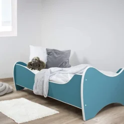 Lit Enfant Avec Matelas Uni Turquoise 70x140 Cm -Repose Lit Soldes Boutique lit enfant avec matelas uni turquoise 70x140 cm 5902533411665 569868