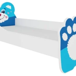 Lit Enfant Avec Motif Petit Lion Bleu 70x140 Ou 80x160 Cm - Matelas Inclus - Tiroir De Rangement -Repose Lit Soldes Boutique lit enfant avec motif petit lion bleu 70x140 ou 80x160 cm matelas inclus tiroir de rangement 3666722947183 1511636