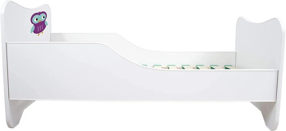 Lit Enfant Avec Sommier Et Matelas Chouettes 70x140 Cm 5 Lit Enfant Avec Sommier Et Matelas Chouettes 70x140 Cm – Image 3