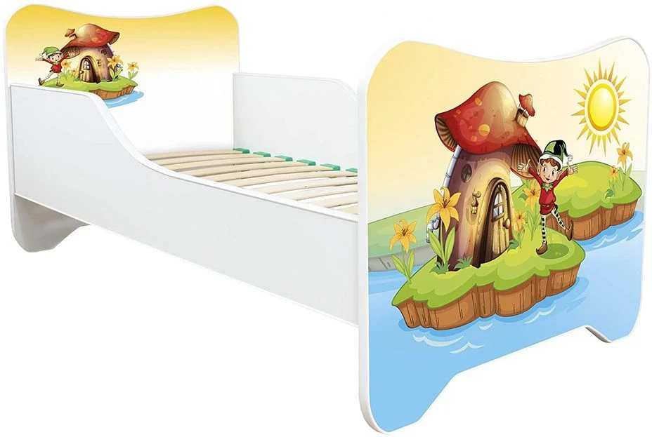 Lit Enfant Avec Sommier Et Matelas Elf 70x140 Cm 3 Lit Enfant Avec Sommier Et Matelas Elf 70x140 Cm