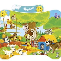 Lit Enfant Avec Sommier Et Matelas La Ferme 70x140 Cm -Repose Lit Soldes Boutique lit enfant avec sommier et matelas la ferme 70x140 cm 5902533410583 569333