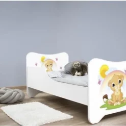 Lit Enfant Avec Sommier Et Matelas Le Roi Lion 70x140 Cm -Repose Lit Soldes Boutique lit enfant avec sommier et matelas le roi lion 70x140 cm 5902533410668 569435