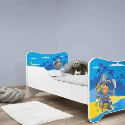 Lit Enfant Avec Sommier Et Matelas Pirate 70x140 Cm -Repose Lit Soldes Boutique lit enfant avec sommier et matelas pirate 70x140 cm 5902533410729 569452