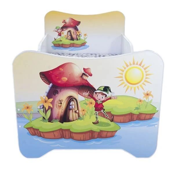 Lit Enfant Avec Sommier Et Matelas Un Monde Joyeux Fée 80x160 4 Lit Enfant Avec Sommier Et Matelas Un Monde Joyeux Fée 80x160 – Image 2