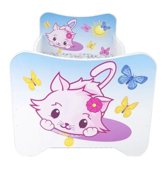 Lit Enfant Avec Sommier Et Matelas Un Monde Joyeux Little Kitty 80x160 4 Lit Enfant Avec Sommier Et Matelas Un Monde Joyeux Little Kitty 80x160 – Image 2