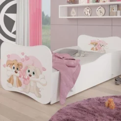 Lit Enfant Bois Blanc à Tiroirs Avec Imprimé Chiens Amoureux 70x140 Ou 80x160 Cm - Sommier Et Matelas Inclus - Ondula 14 Lit Enfant Bois Blanc à Tiroirs Avec Imprimé Chiens Amoureux 70x140 Ou 80x160 Cm - Sommier Et Matelas Inclus - Ondula -Repose Lit Soldes Boutique lit enfant bois blanc a tiroirs 70x140 ou 80x160 cm sommier et matelas inclus ondula 3666722947497 1512775