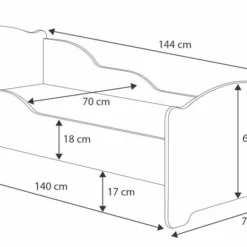 Lit Enfant Bois Blanc Impression Pelleteuse 70x140 Ou 80x160 Cm - Sommier Et Matelas Inclus - Madale -Repose Lit Soldes Boutique lit enfant bois blanc impression pelleteuse 70x140 ou 80x160 cm sommier et matelas inclus madale 3666722953337 1512190
