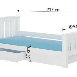 Lit Enfant Bois Pin Rose 90x200 Cm Avec 2 Tiroirs De Rangement Rallye -Repose Lit Soldes Boutique lit enfant bois pin rose 90x200 cm avec 2 tiroirs de rangement rallye 3666722947503 1509124