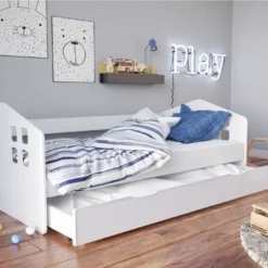 Lit Enfant En Forme De Maison Blanche Beno -Repose Lit Soldes Boutique lit enfant en forme de maison blanche beno 3666722175098 1223581